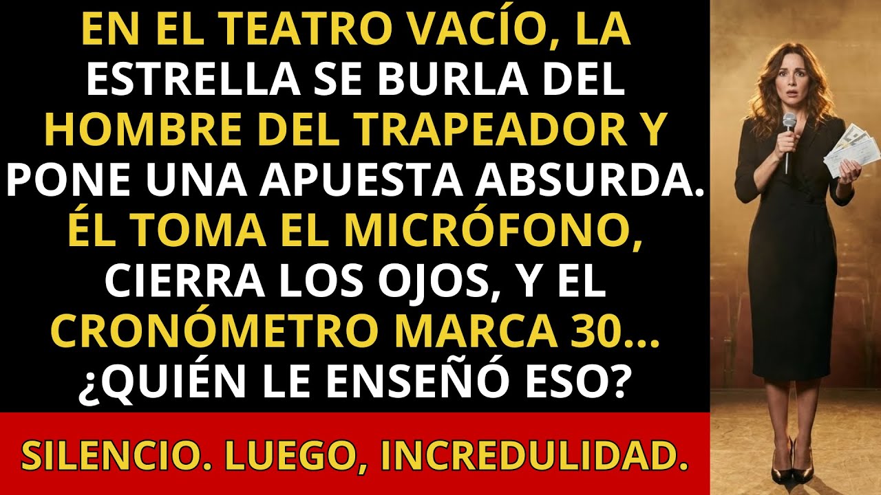 Cantante apostó $10mil que conserje no alcanzaría la nota. Su cara cuando la sostuvo 30 segundos…