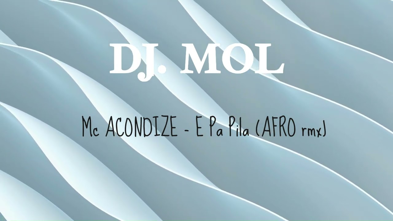 Mc ACONDIZE - E Pa Pila (AFRO DJ. Marius Micu rmx)