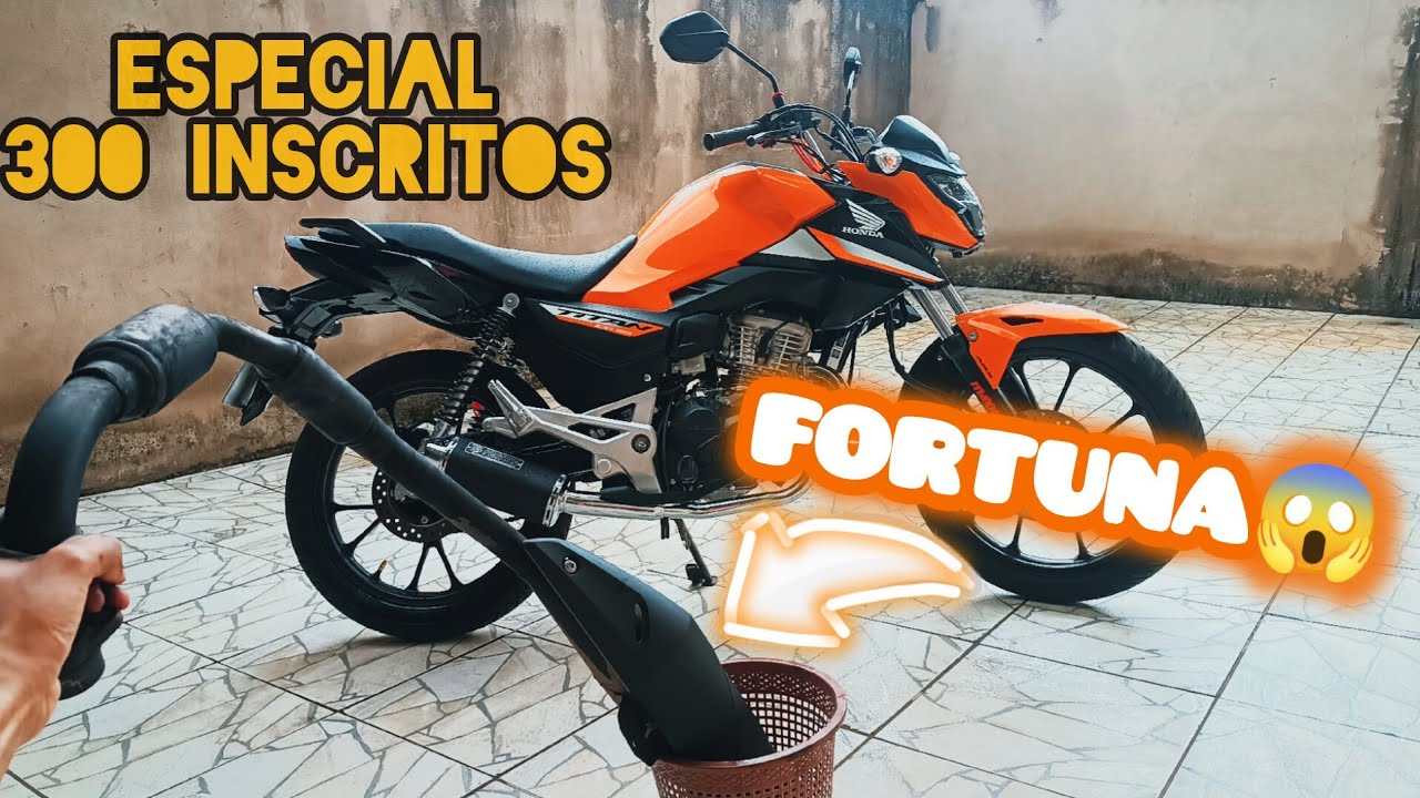 COMPREI UM ESCAPAMENTO FORTUNA PRA MINHA 160 2025😱