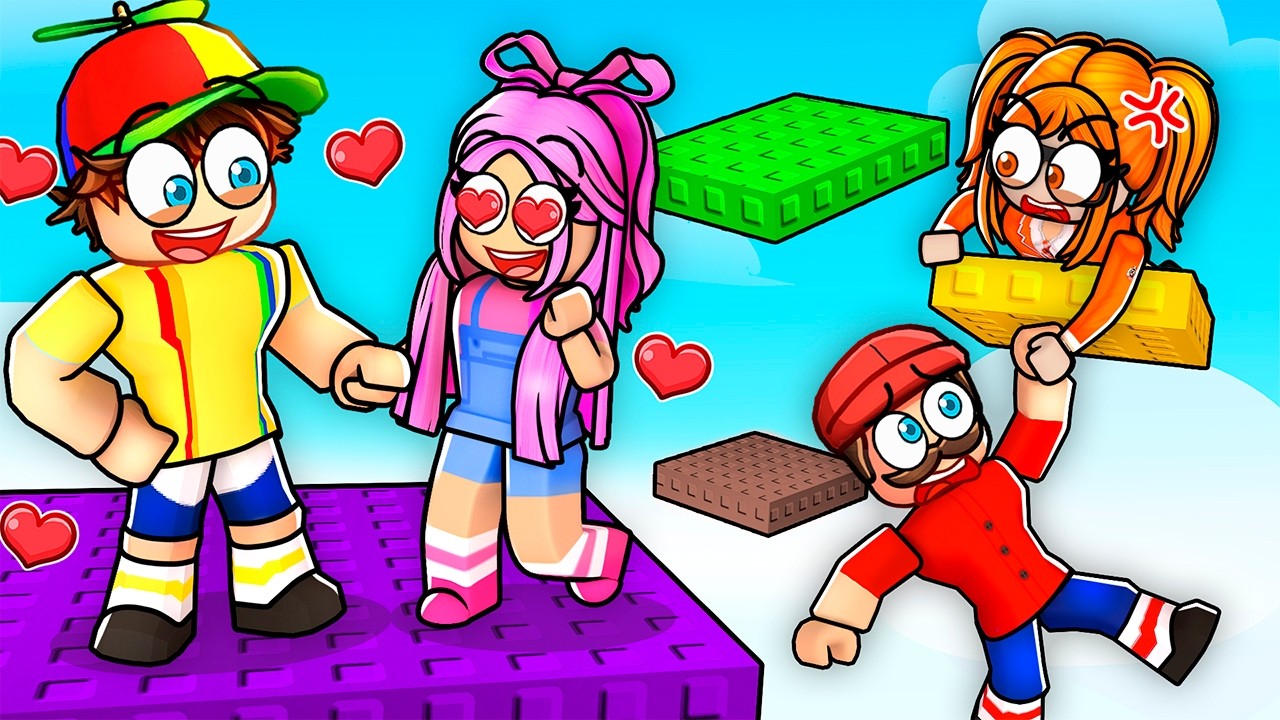 ROBLOX: ПРОХОЖДЕНИЕ OBBY &laquo;ДЕРЖИСЬ ЗА РУКИ&raquo; С МОЕЙ ДЕВУШКОЙ