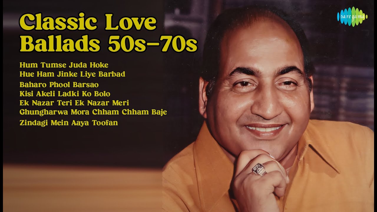 Classic Love Ballads 50s-70s | Mohammed Rafi Songs | Hum Tumse Juda Hoke | Hue Ham Jinke Liye...