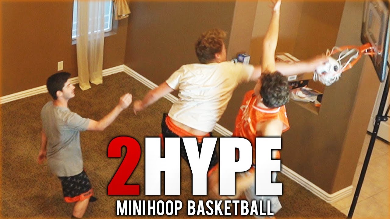 INSANE 2v2 2HYPE MINIHOOP BASKETBALL!