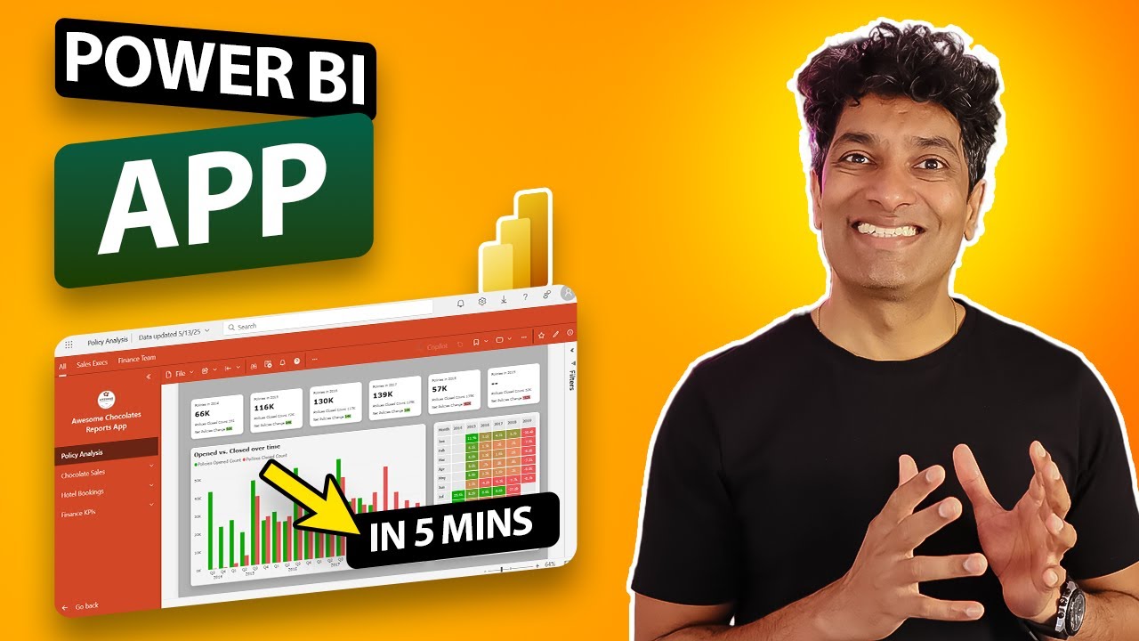 Создайте свое первое приложение Power BI за 5 минут!