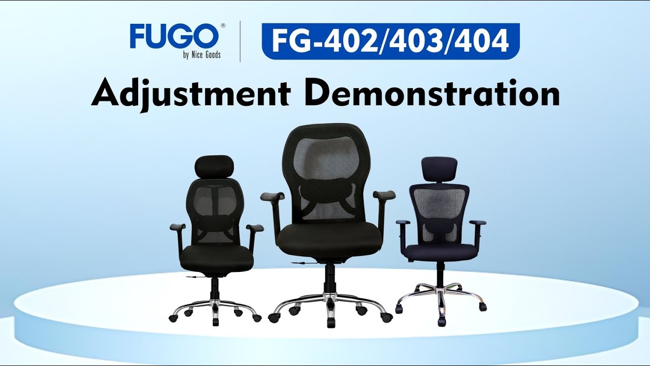 FUGO CHAIRS | FG402 | FG403 | FG404 | OFFICE CHAIRS | ASSEMBLY MANUAL | OFFICE CHAIRS INDIA