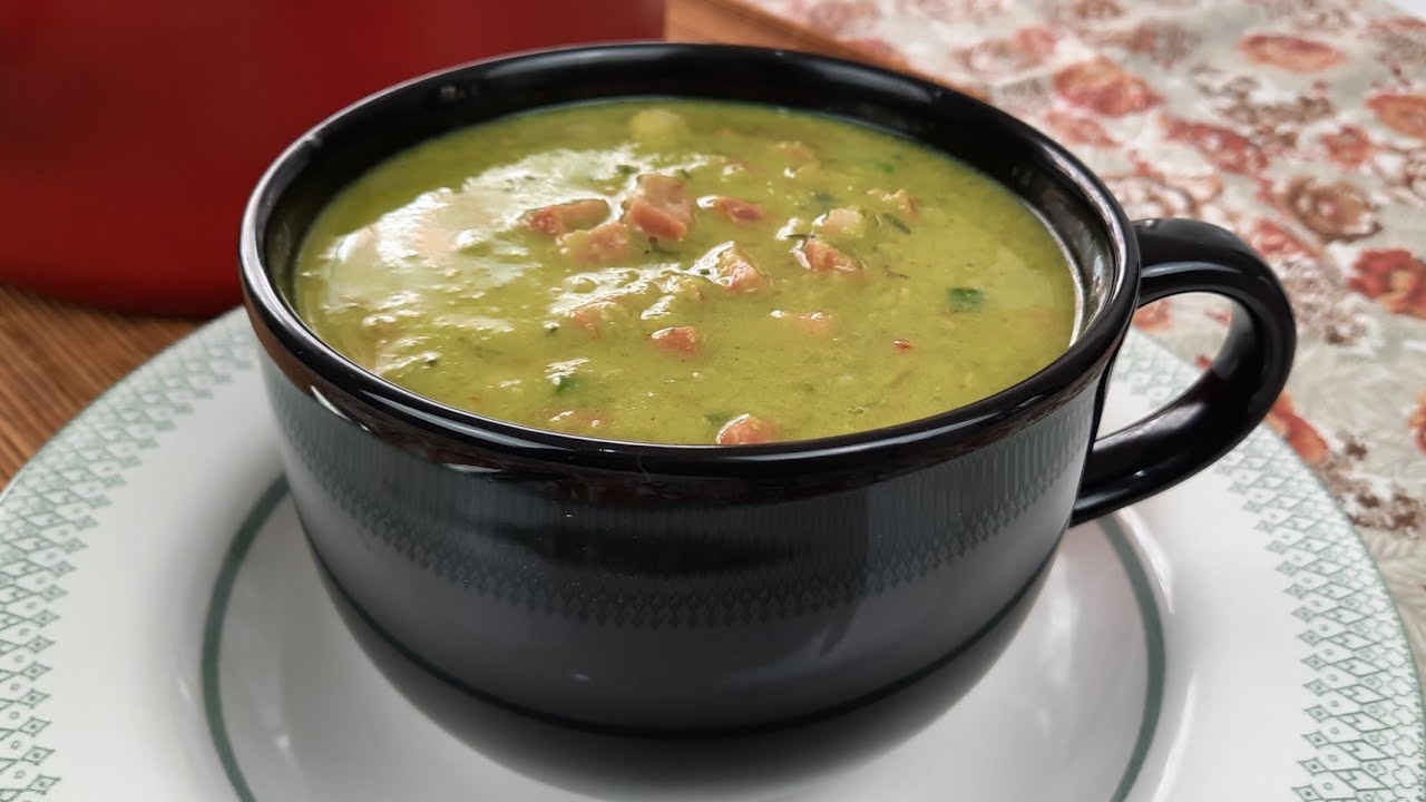 Caldo de Ervilha fácil de fazer e delicioso