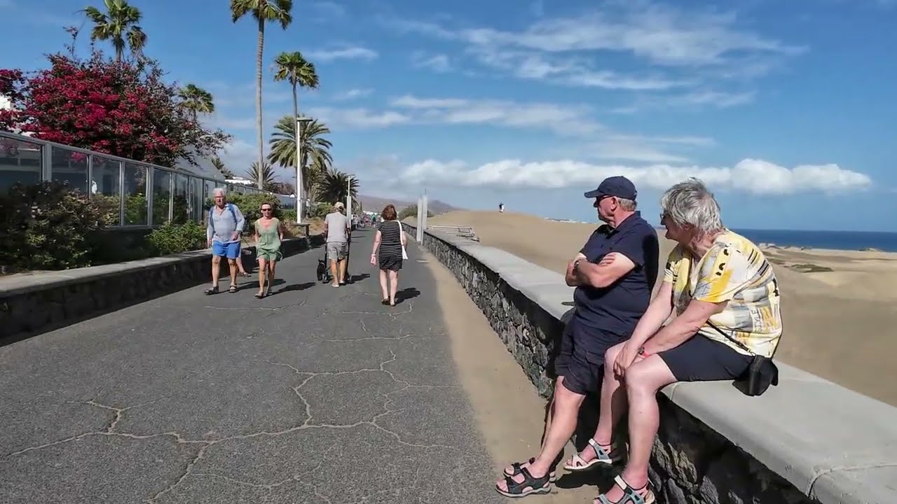 Realität 25.2.26 Maspalomas heute zu den 3 Aussichtspunkten....Dünen und Meer....