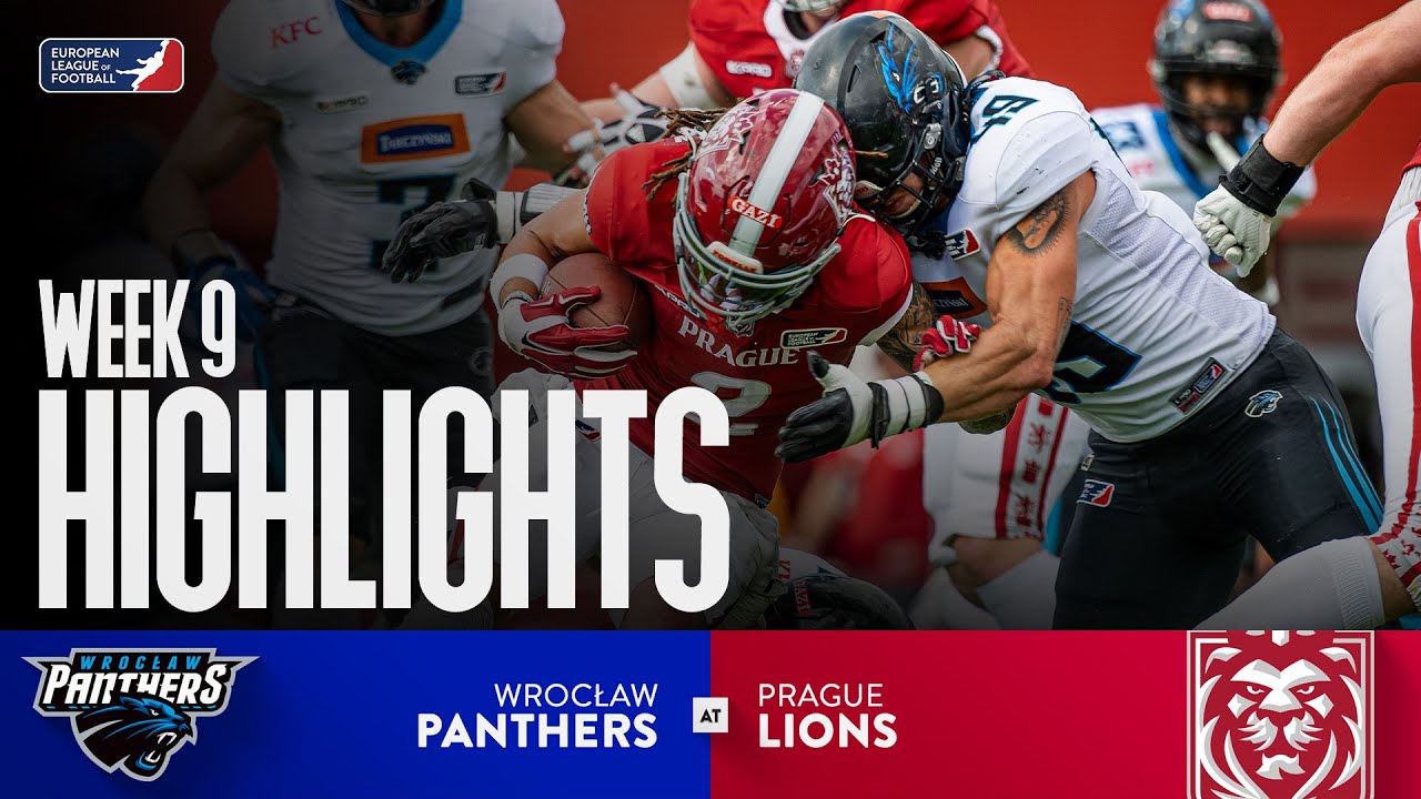 Wroclaw Panthers @ Prague Lions - Highlights | Week 9 | Season 2025
