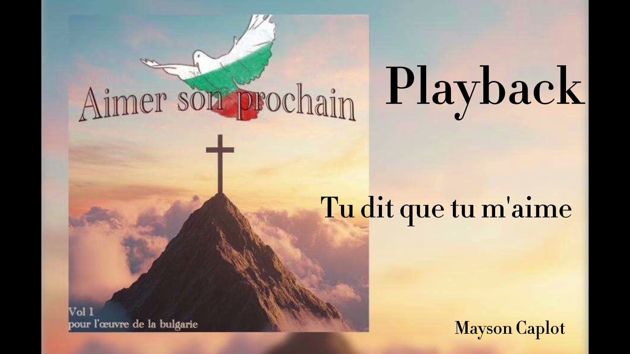 Playback - Tu dit que tu m'aime - vie et lumière 2025 -