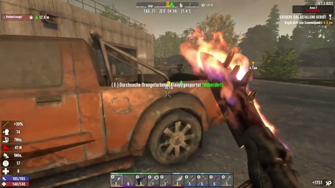 Wir Sturmen Area 7 aber Irgendwas haben wir vergessen    7 Days to Die Ep 20