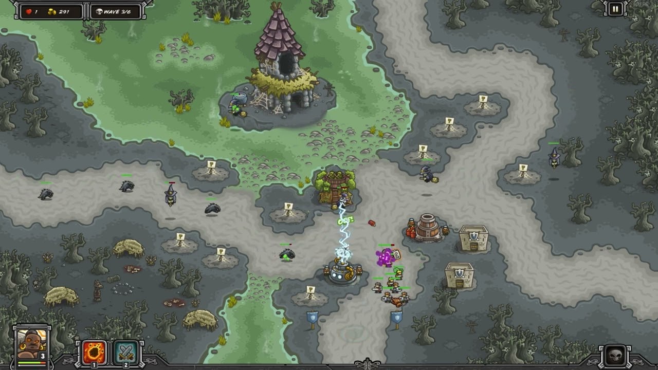Kingdom Rush - Nightfang Swale - Veteran - Heroic Challenge
