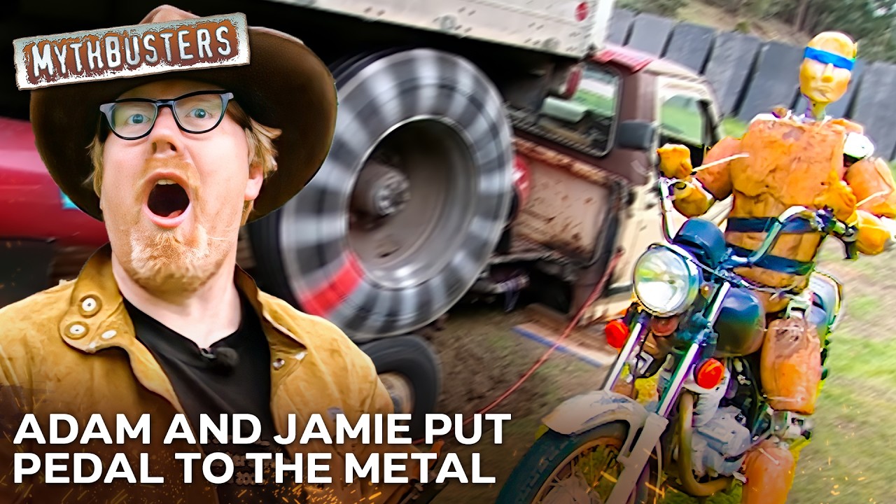 Is an Exploding Truck Tire Strong Enough to Kill You? | MythBusters