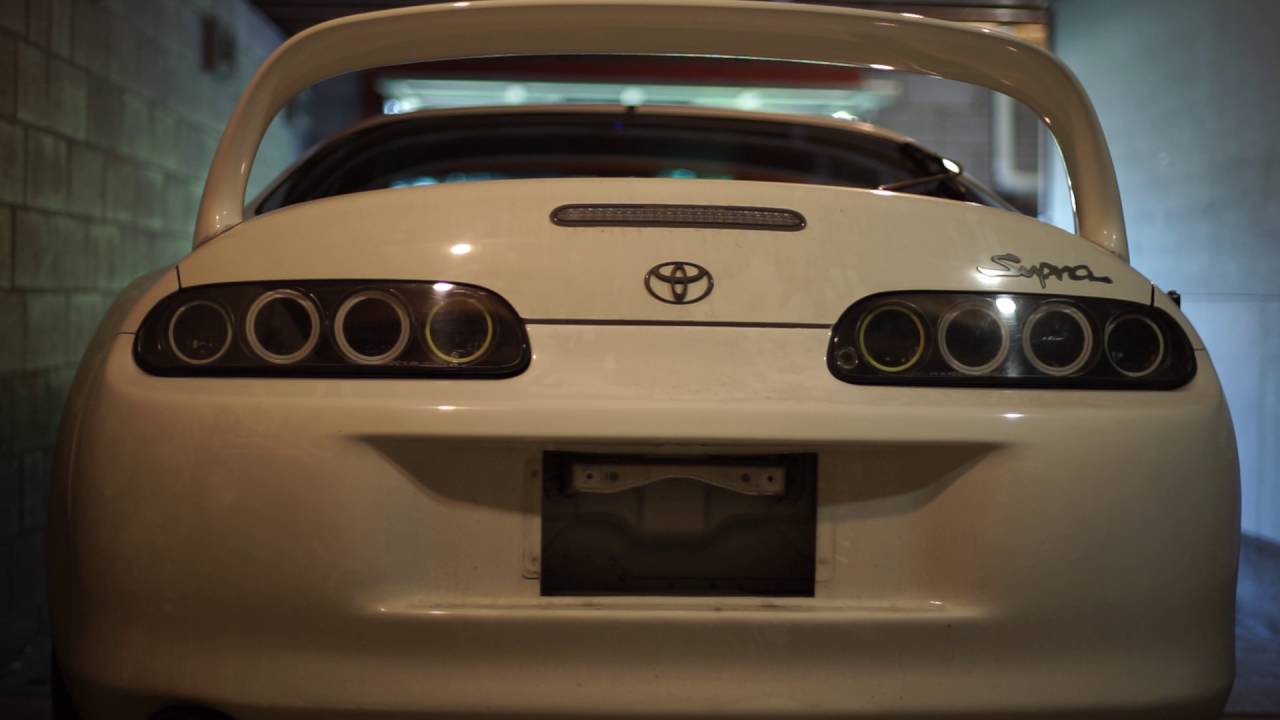 Toyota Supra MKIV LED Tail Light Conversion Installed