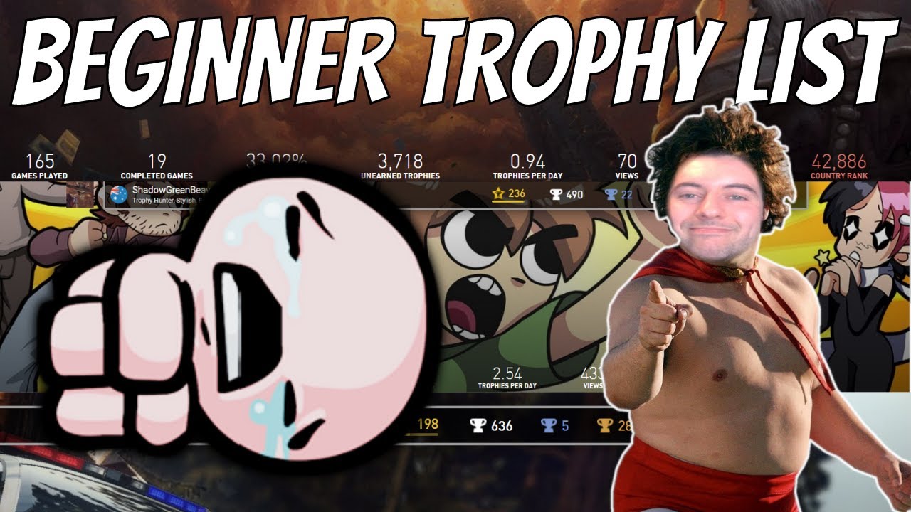 Обзор списков трофеев для новичков Trophy Hunter! PSN Collections of New Gamers #2