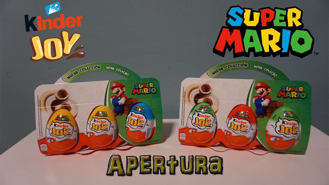 SUPER MARIO x KINDER JOY | NUEVA COLABORACION CON HUEVOS KINDER | APERTURA 6 HUEVOS [OFF TOPIC]
