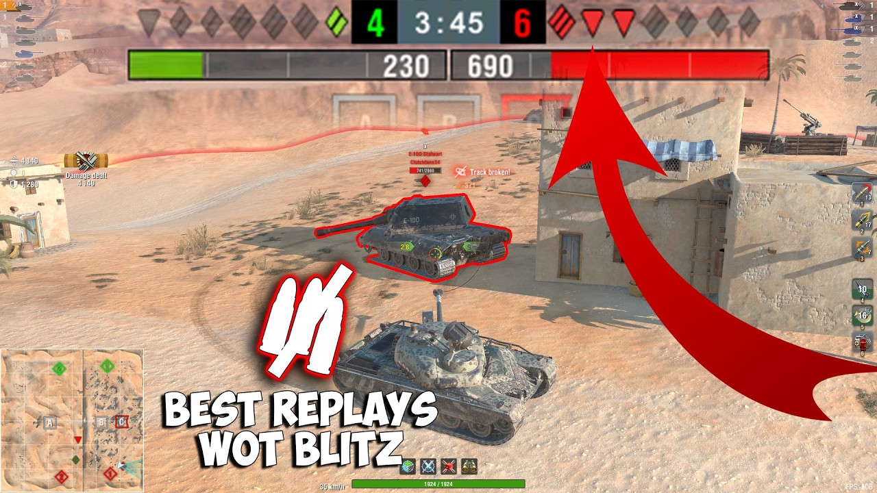 Kpz 50 t | 1 vs 3 | 7332 Damage | Best Replays WoT Blitz