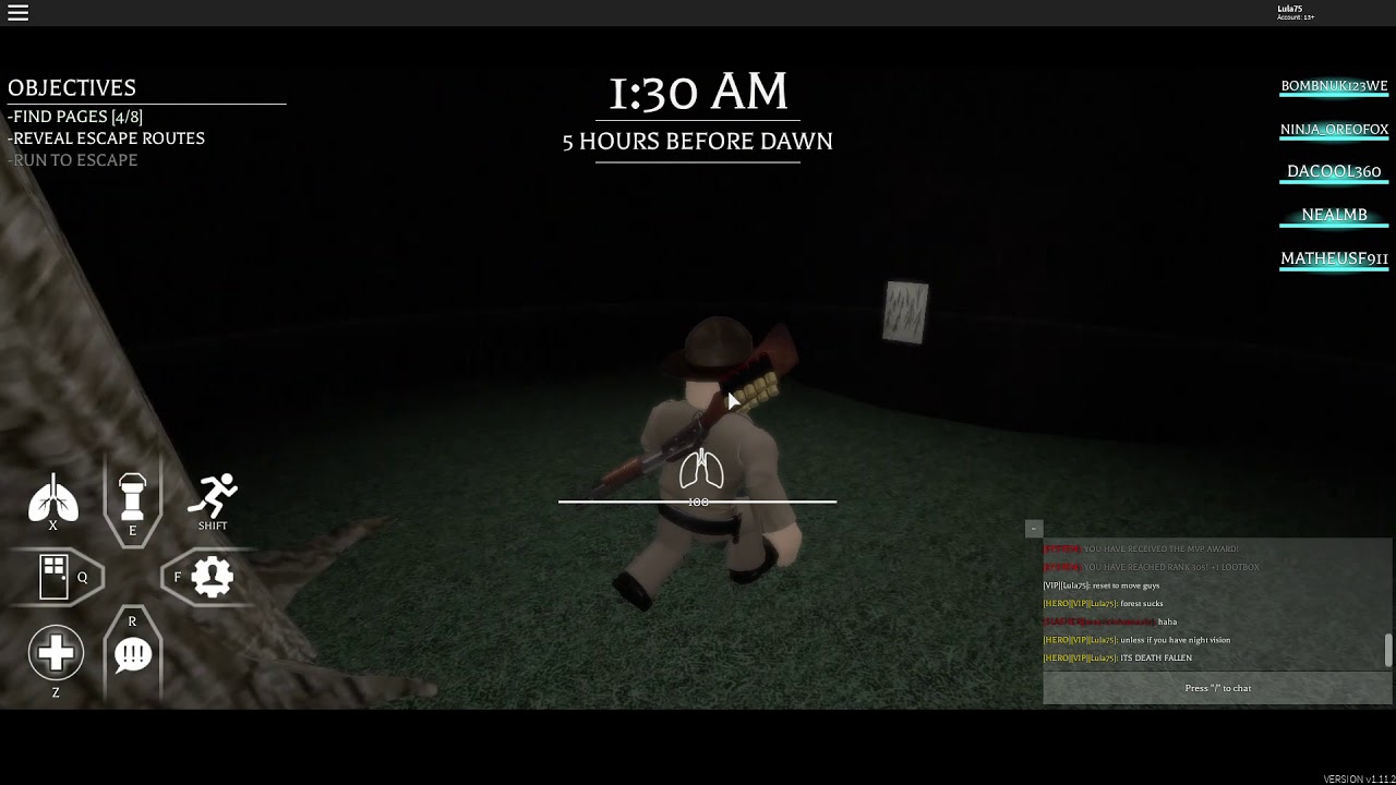 ROBLOX | Before the dawn redux: Strange police officer gameplay