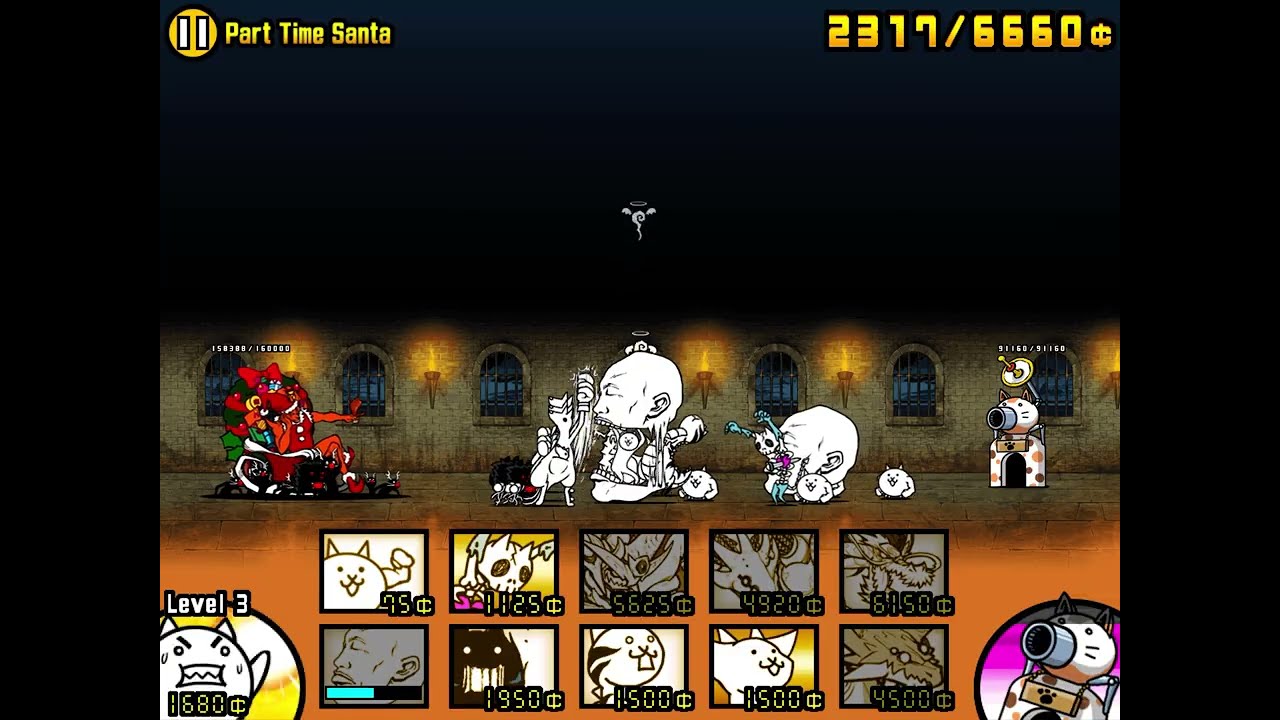 The Battle Cats Christmas Speedrun Part 2