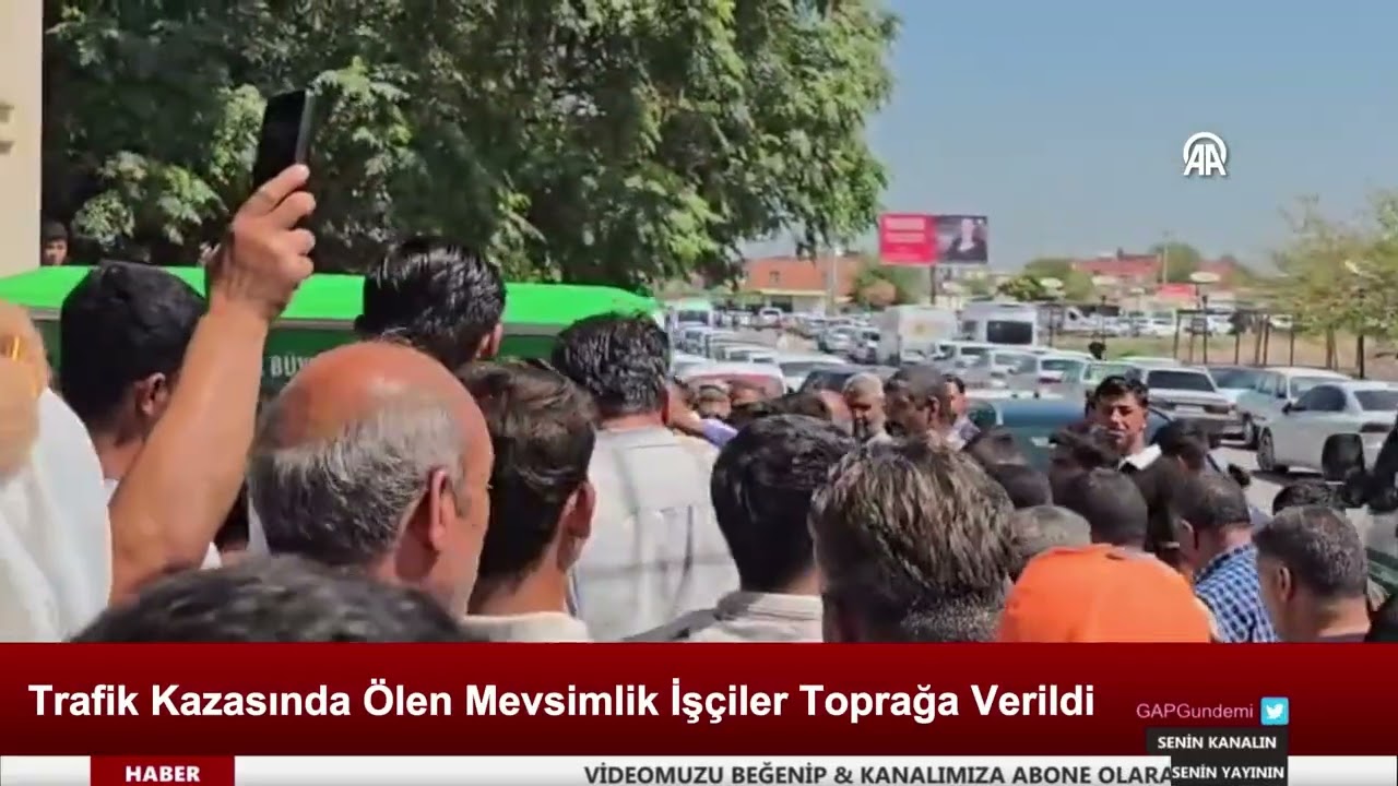 Trafik Kazasında Ölen Mevsimlik İşçiler Toprağa Verildi