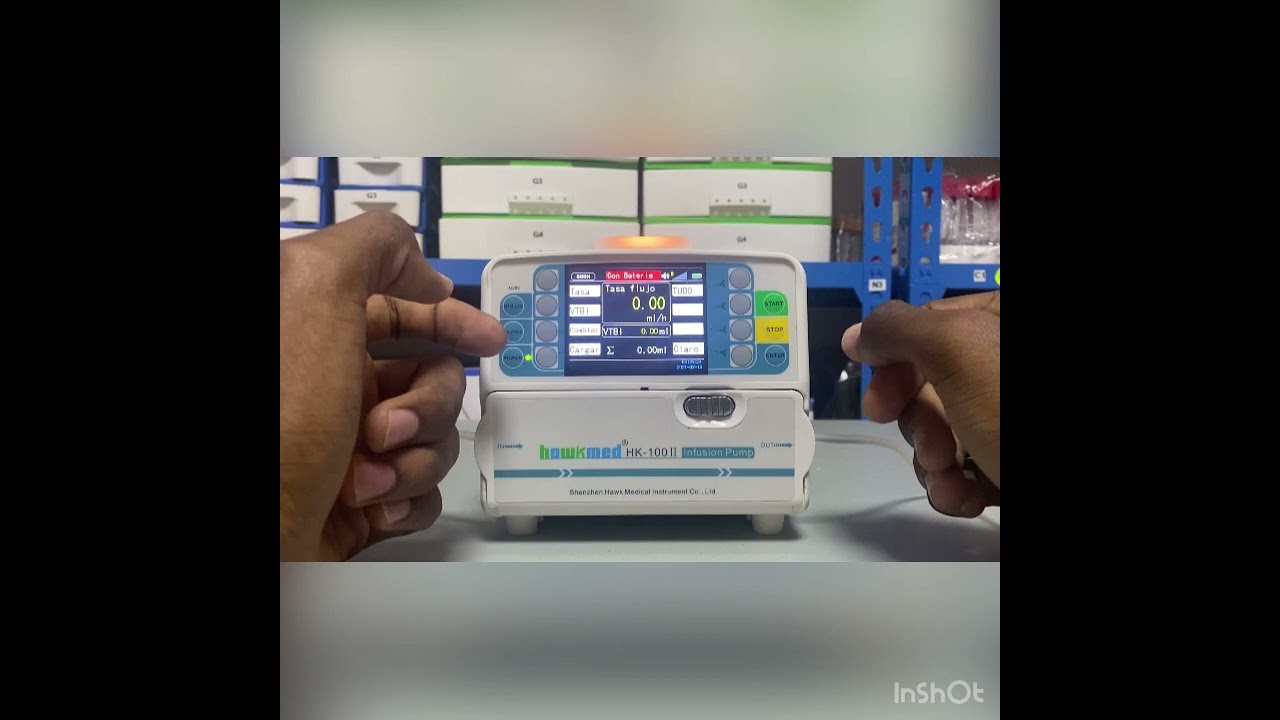 Bomba de Infusion Hawkmed (como utilizarla)