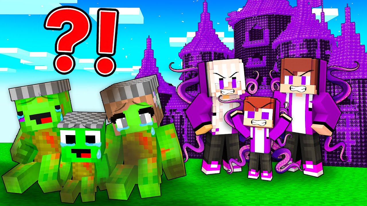 Семья Джей-Джея стала темной и выгнала семью Майки в Minecraft — Maizen