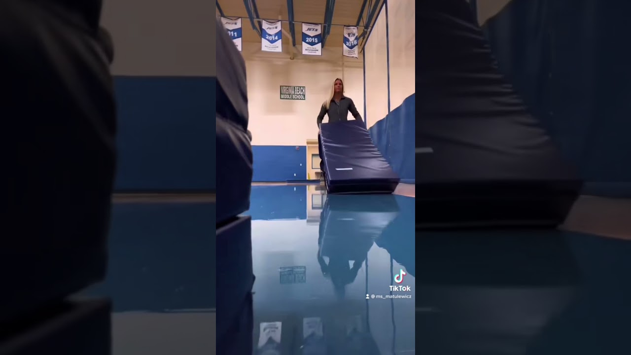 Realistic set up for a PE teacher!