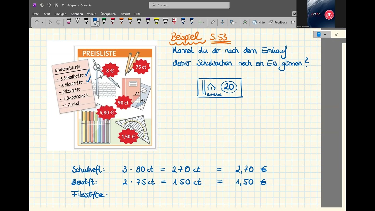 Kl 5 II.5 BS Rechnen mit Geld