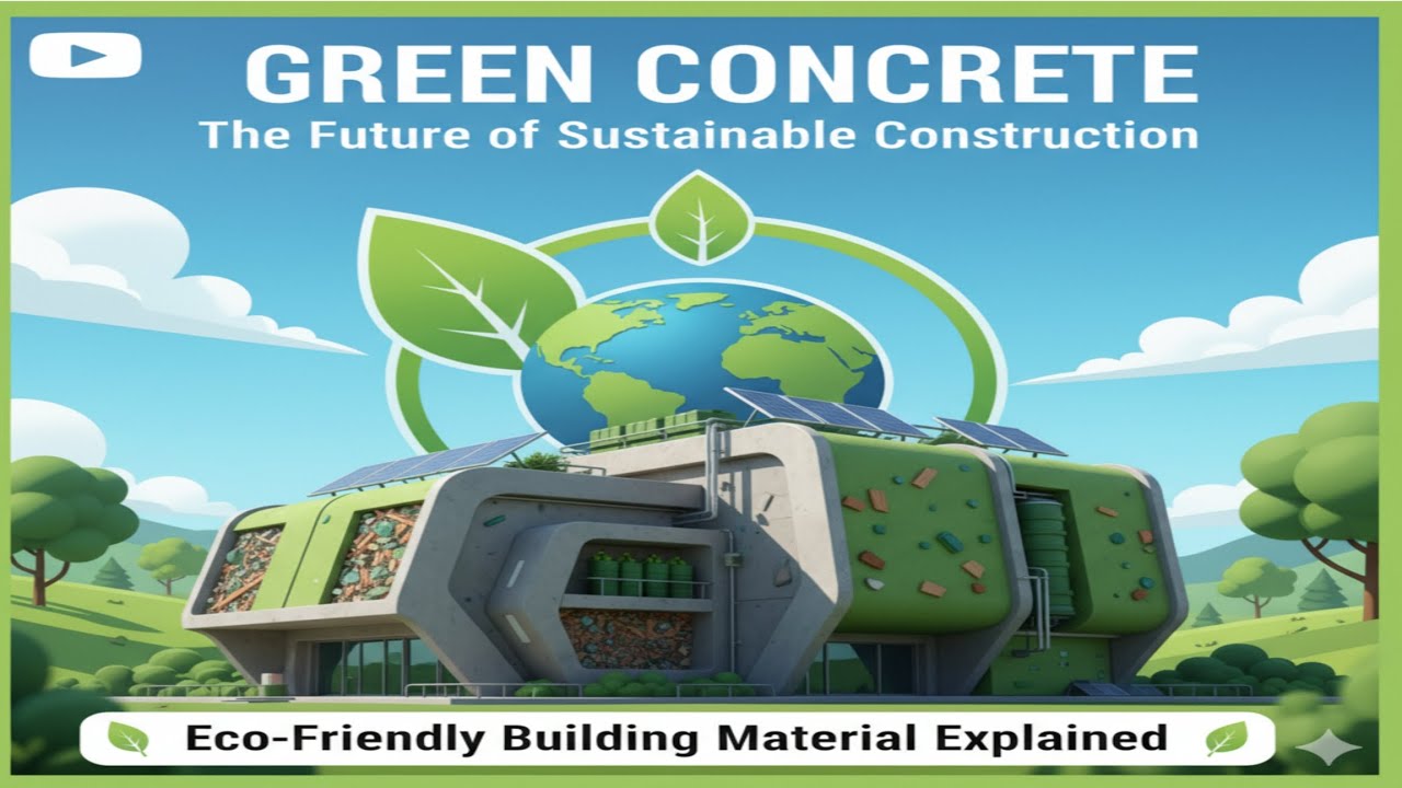 Green Concrete &ndash; The Future of Sustainable Construction | Eco-Friendly Building Material Explained
