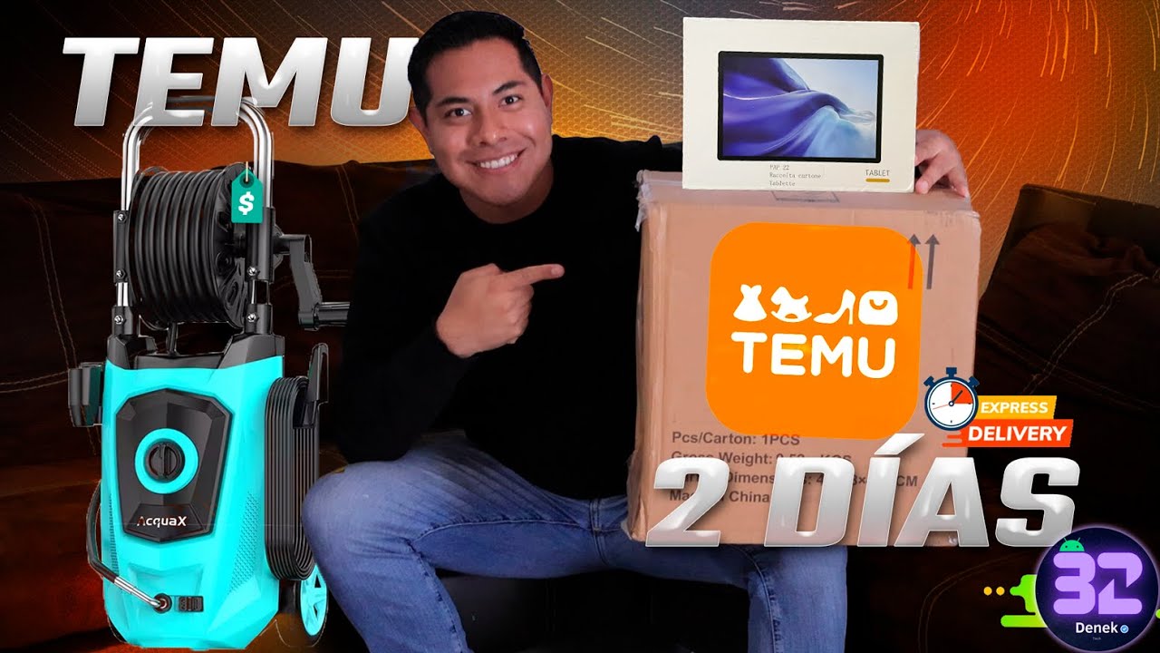 Pedí Tablet + Hidrolavadora en TEMU ¿Funcionan?  Nuevo Envío Local 2 Días 