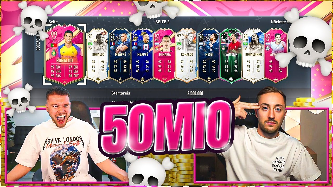 WTF 😱😱 SCHOCK im 50 MIO COINS DISCARD ROULETTE 😥😥 UNGLAUBLICHES ENDE in FIFA 23