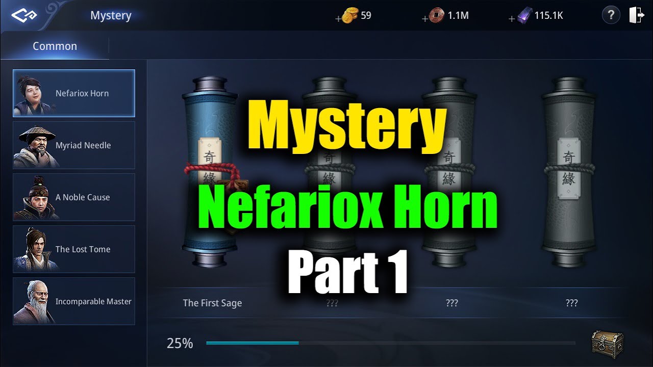 MIR4 Mystery Nefariox Horn Part 1