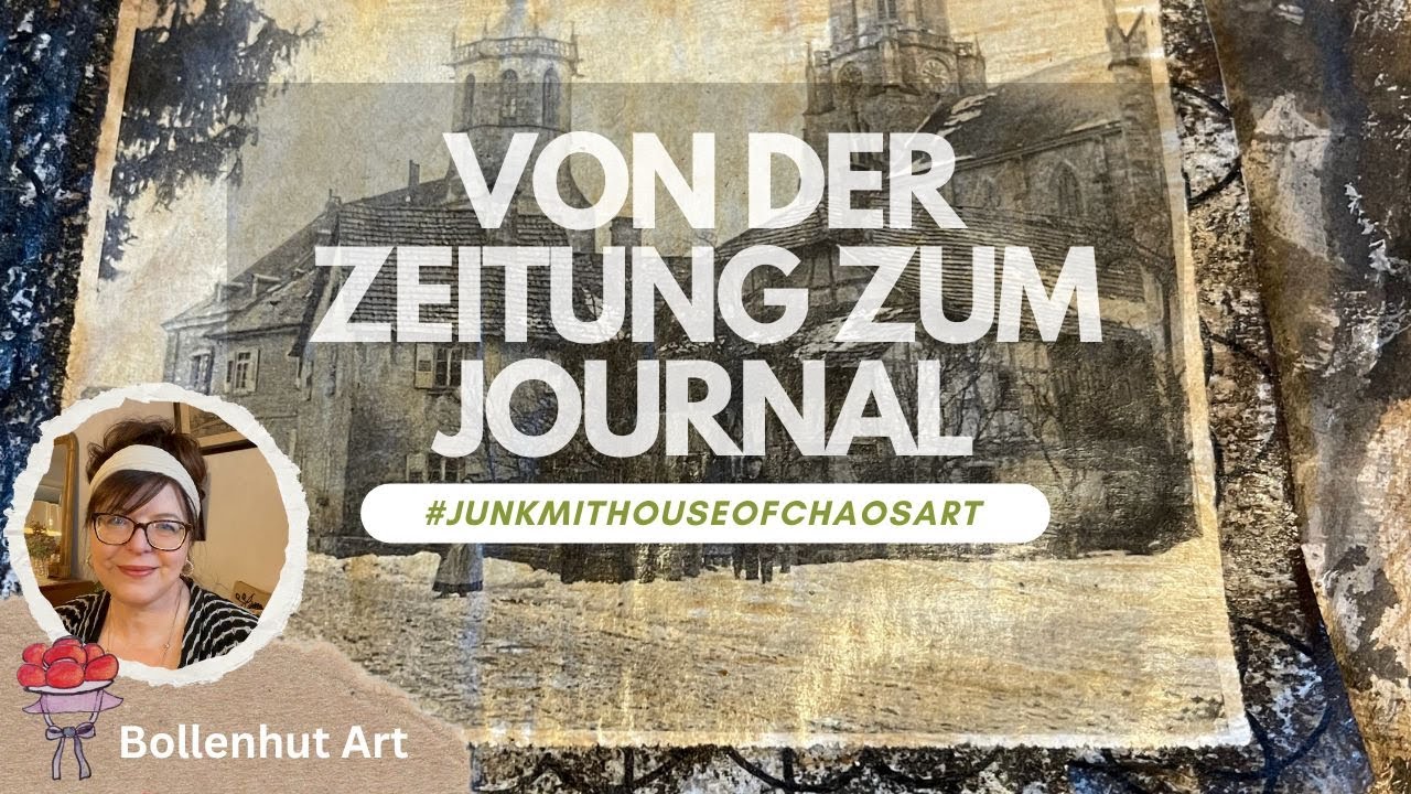 #junkmithouseofchaosart – Zeitungspapier kreativ upcyceln ❤️ Bollenhut Art