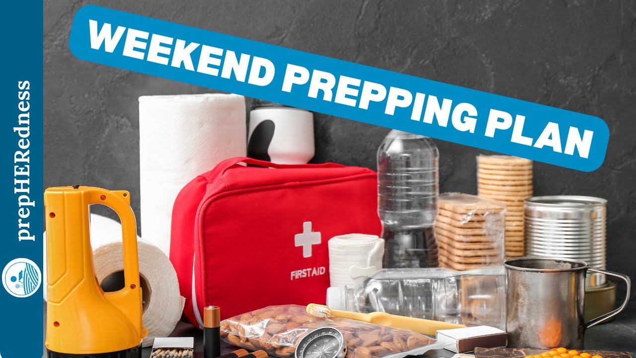 How New Preppers Can Get Ready for a 72 Hour Emergency Over The Weekend!  (Prepping for Beginners)
