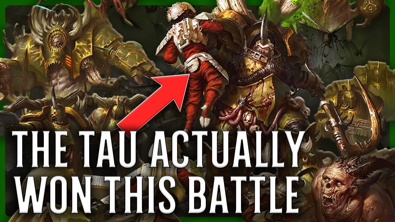How Did The Tau Defeat The Deathguard? | Warhammer 40k Lore