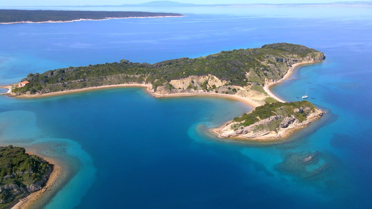 Island Rab Supetarska Draga on SUP [4K]