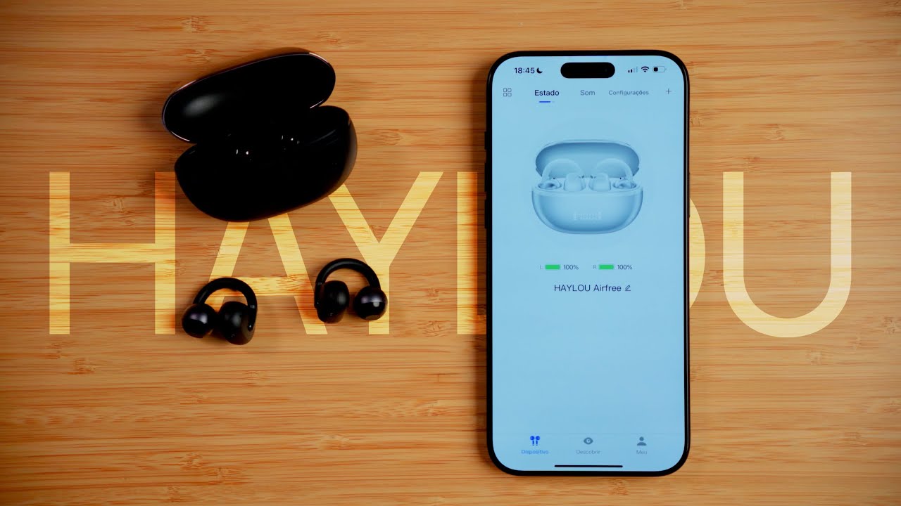 HAYLOU Airfree, fones que se parecem brincos