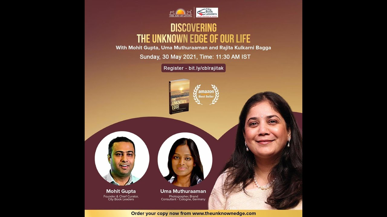 CBL Book Talks |The Unknown Edge | ft. Rajita Kulkarni | President Sri Sri University