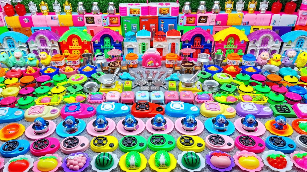 7:48 Mini Kitchen Set Collection for Kids Playing | Unboxing Kids Steels Kitchen Set | Rakesh Review