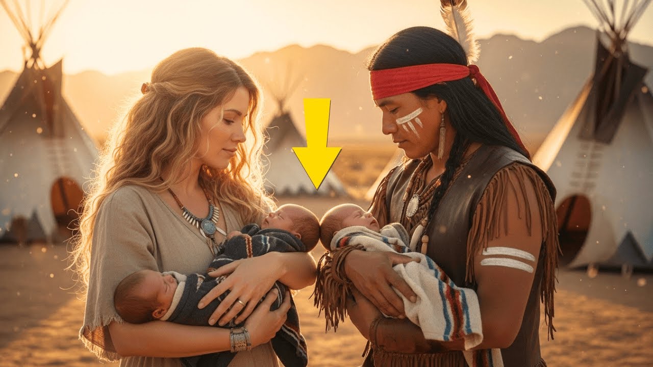 HISTORIAS DEL SALVAJE OESTE: SUS PADRES LA ENTREGARON A UN APACHE POR SER ESTÉRIL Y TUVO TRILLIZAS