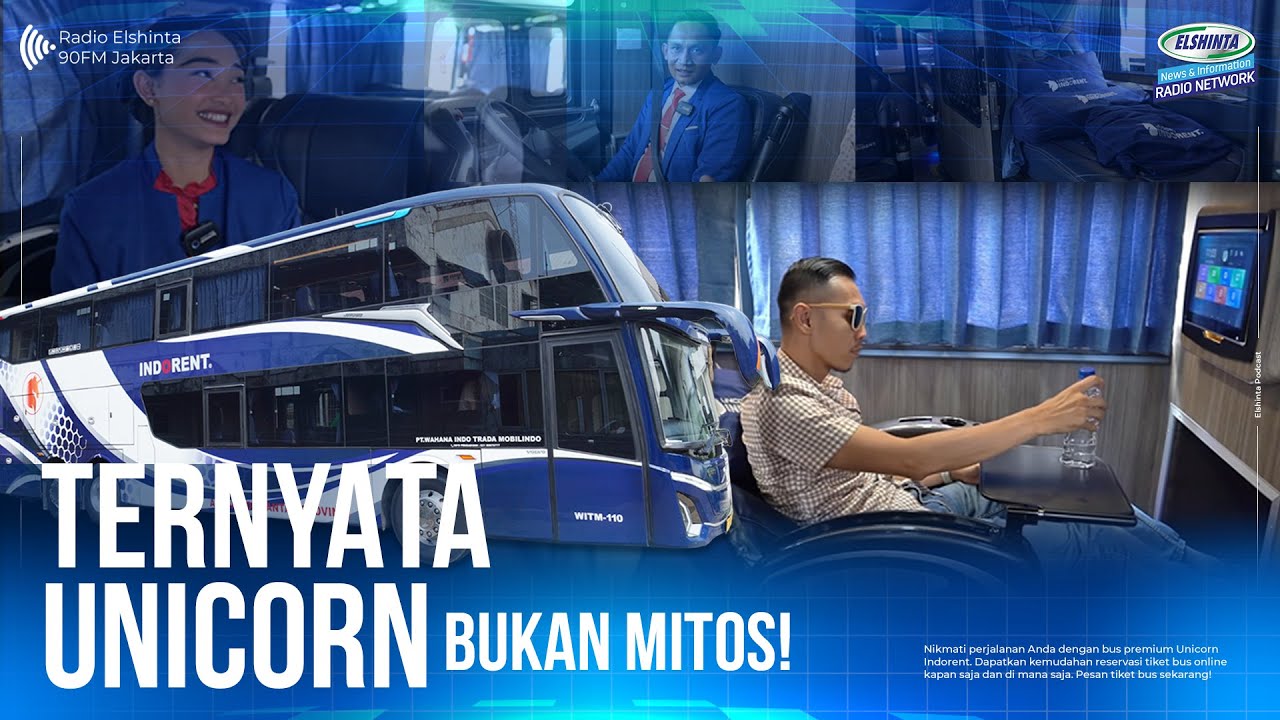 REVIEW BUS AKAP UNICORN INDORENT | DARI REBAHAN, NETFLIX SAMPE KURSI PIJAT ADA!