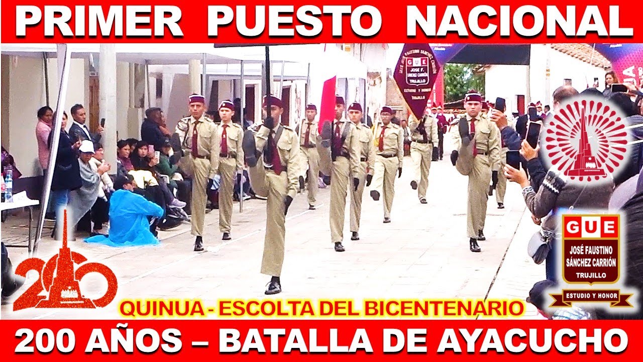 GUE JFSC  2024 - CONCURSO NACIONAL de ESCOLTAS - Quinua: 