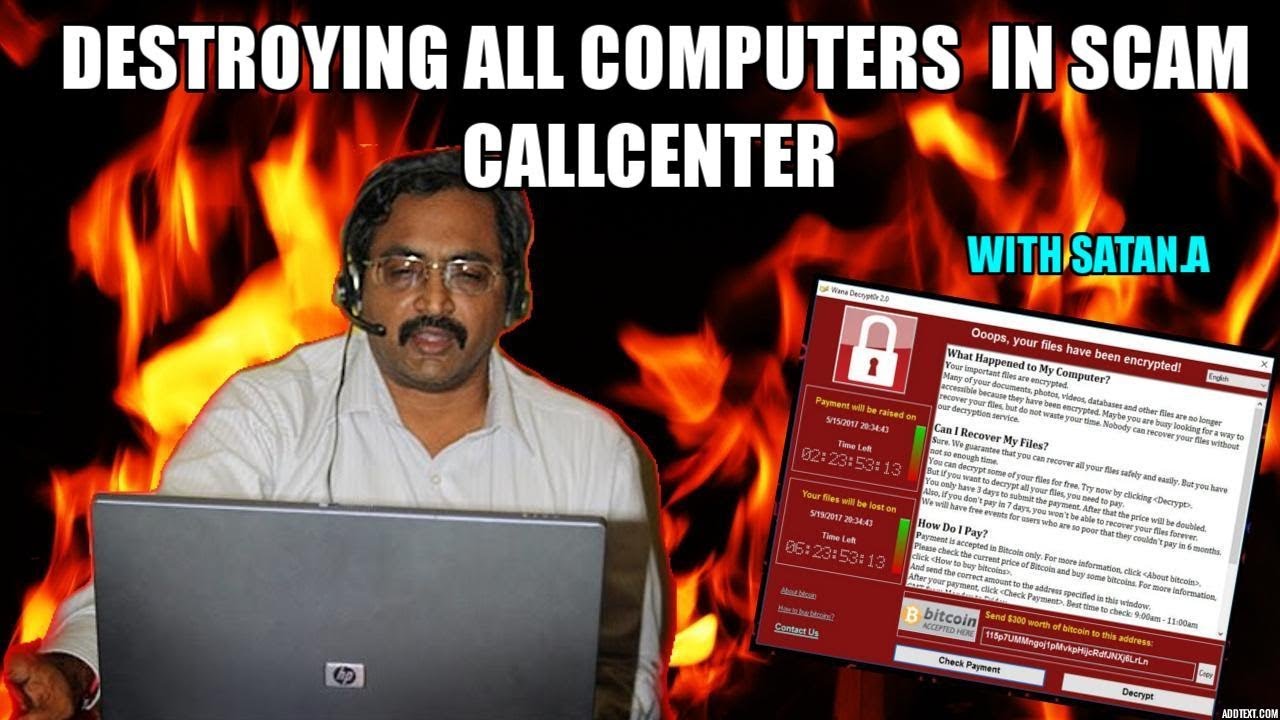 Destroying All Computers On Scammers Network