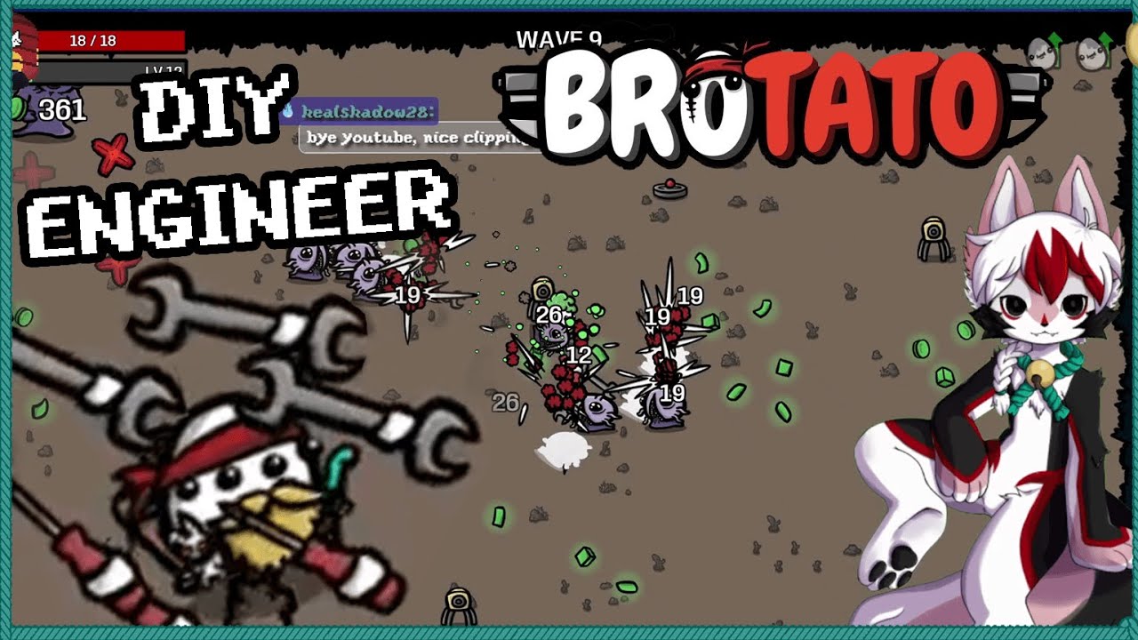 FIRST LOOK, DIY ENGINEER | Brotato Early Access 1