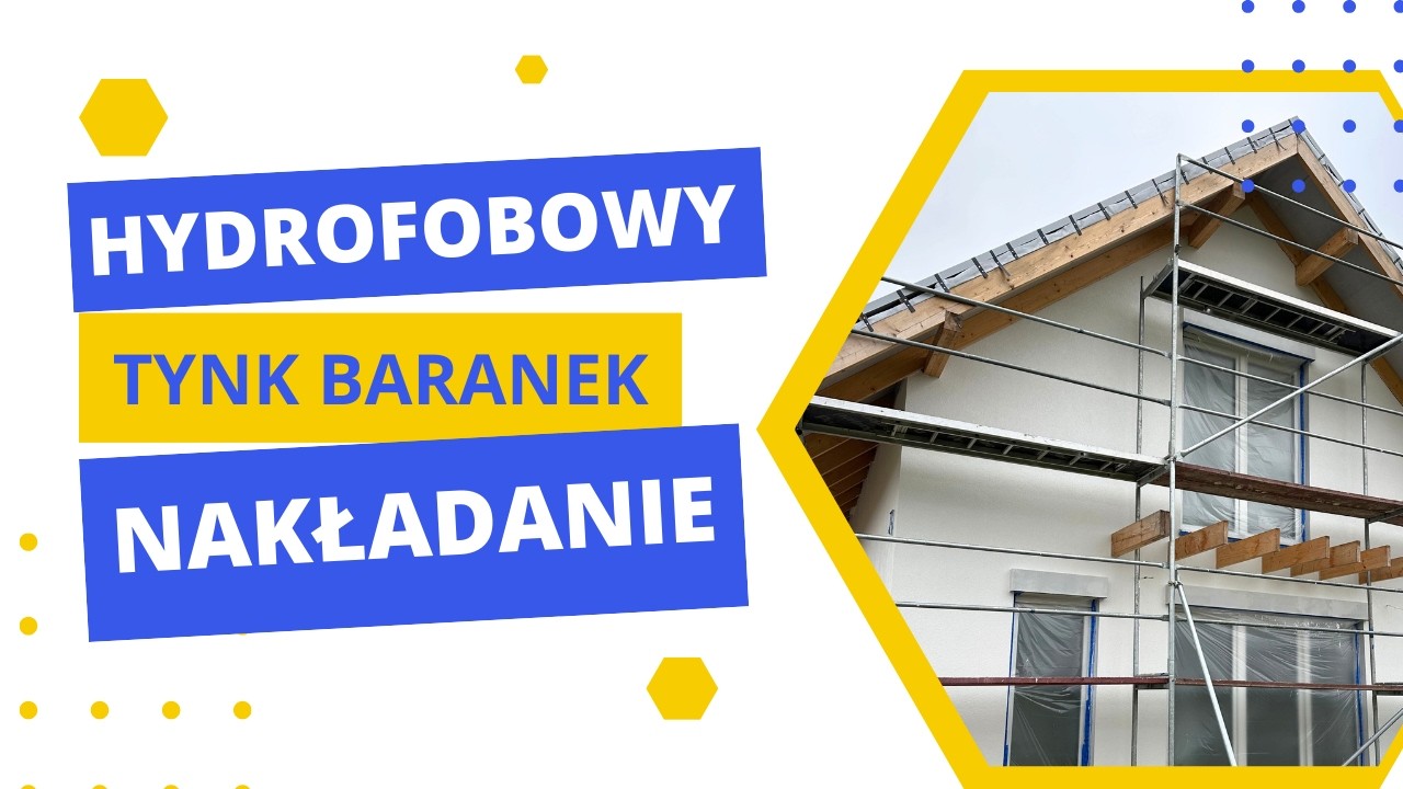 Hydrofobowy tynk silikonowy baranek – aplikacja na elewacji
