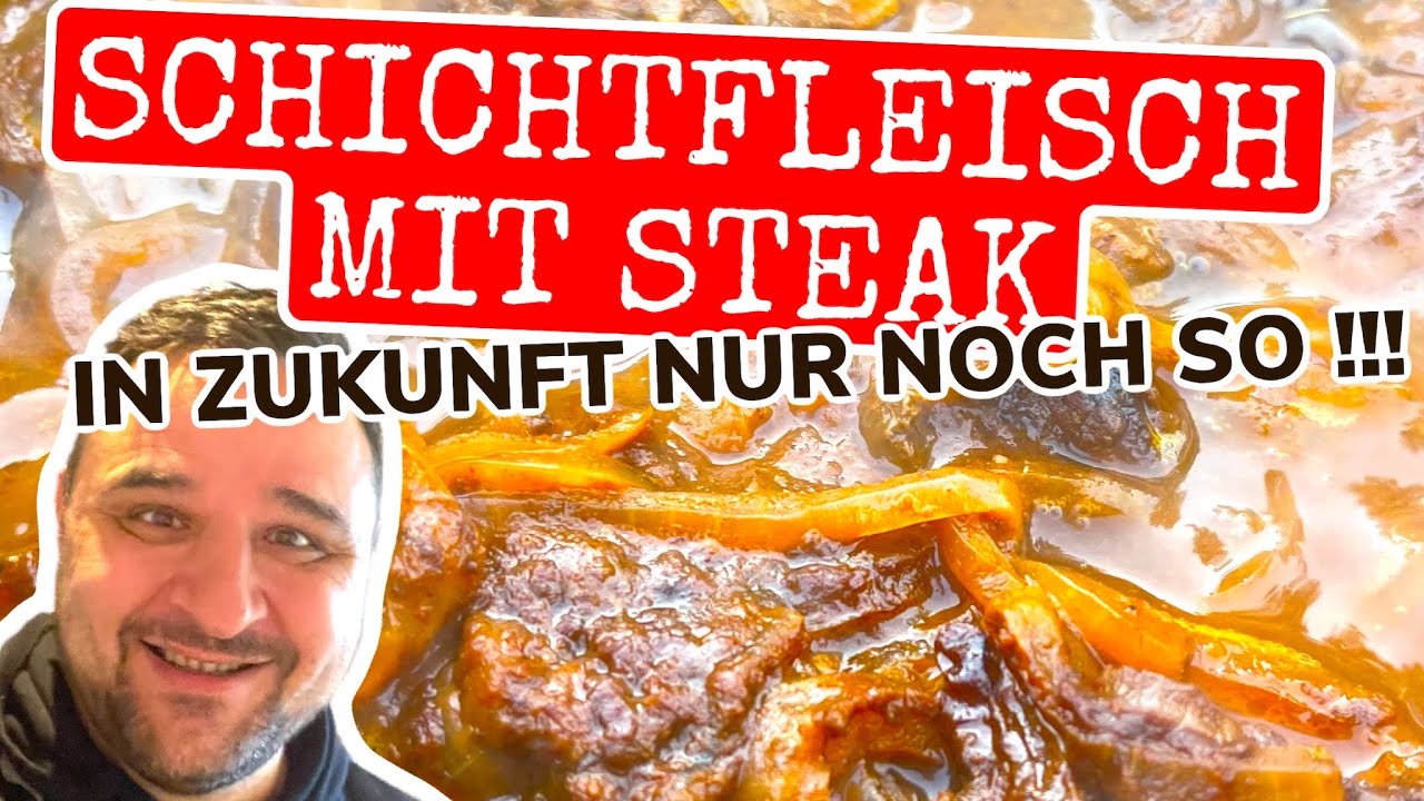 🥩🐮🔥 BEEF SCHICHTFLEISCH im Dutch Oven GRILLEN --- Klaus grillt