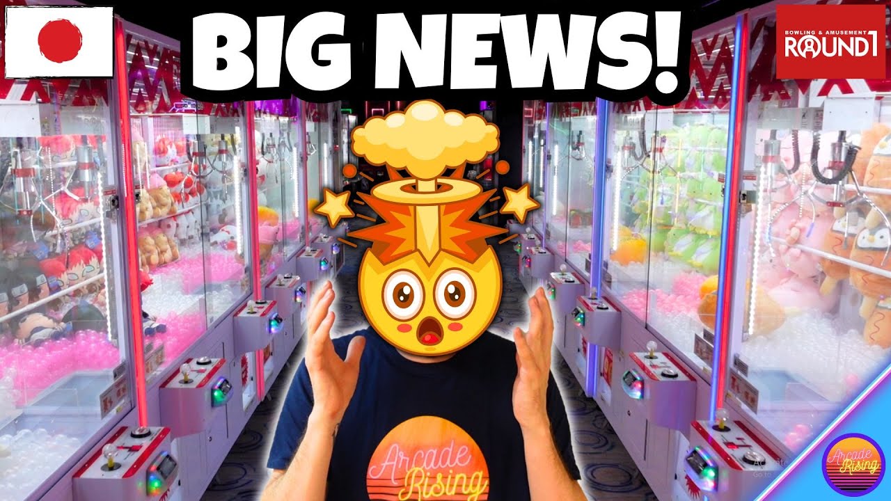 Amazing Claw Machine Prizes & Big Announcement at Round 1!