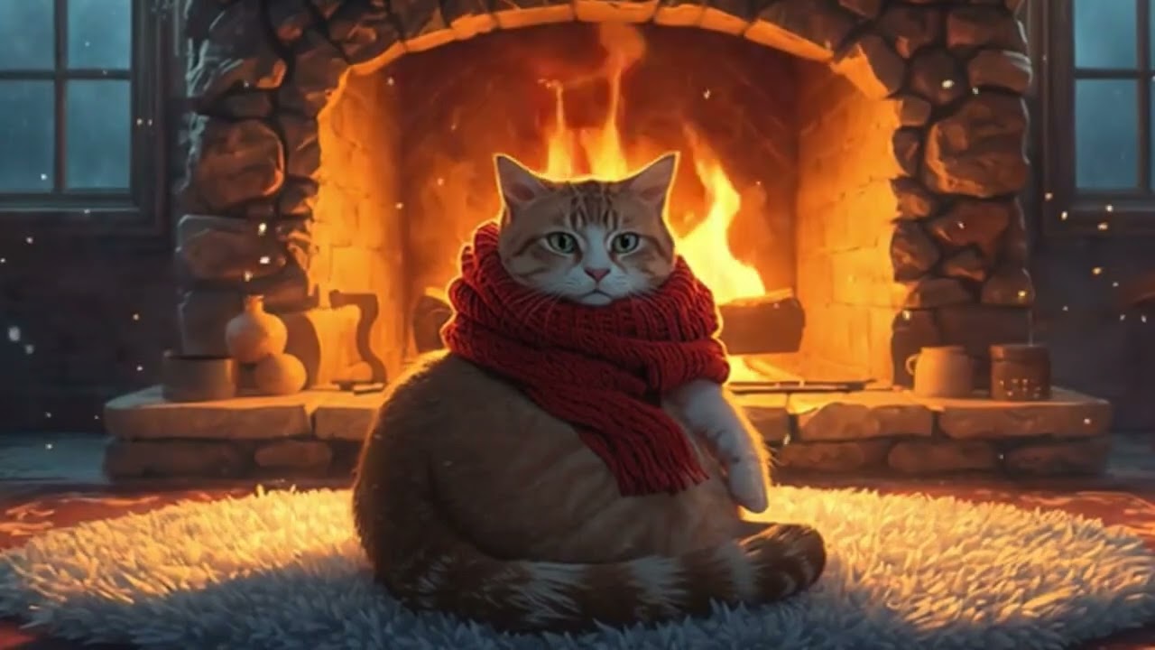[BGM] 눈 내리는 밤, 따뜻한 산장 안에서 즐기는 윈터 재즈 루프 | Relaxing Winter Cabin Jazz ❄️