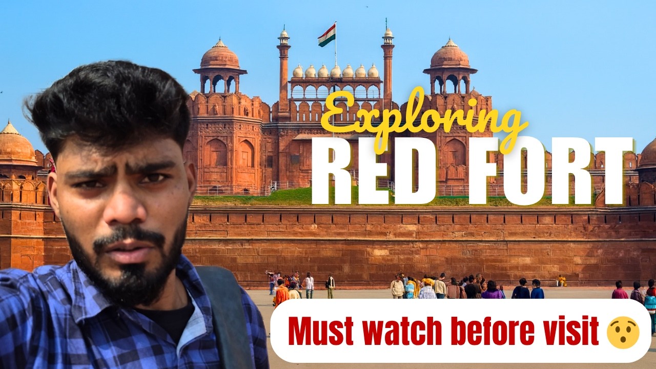 Red Fort Delhi🏰| Lal Qila Delhi- Best tourist place Delhi | Red fort full tour