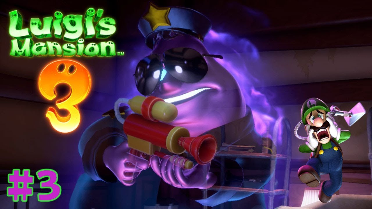 Luigi's Mansion 3 - Walkthrough Part 3: Boss at the 3F Hotel Shops - Security Guard