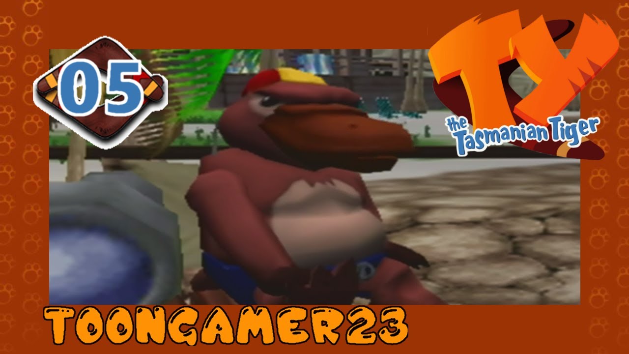 Let's Play Ty The Tasmanian Tiger (GC) Part 5 - Finding Elle/Coconuts and Quicksand