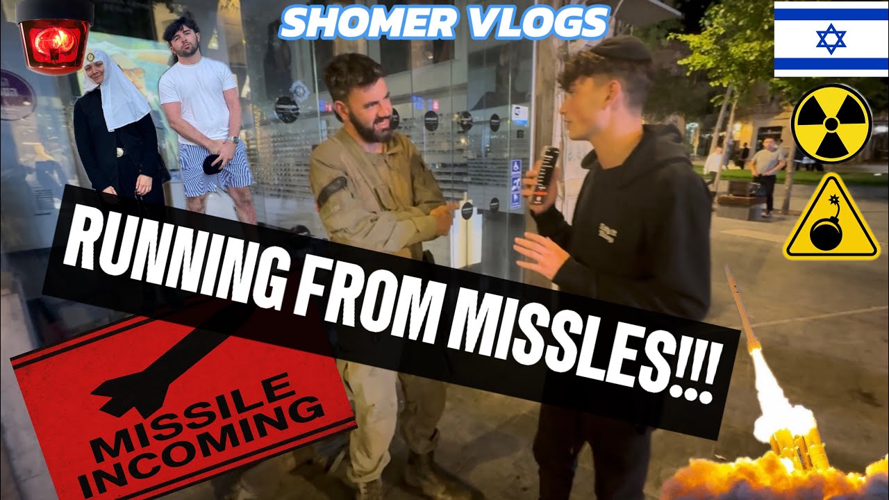 WE RAN FROM MISSLES IN ISRAEL!!!